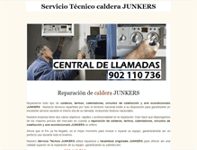Tablet Screenshot of junkers.reparacion-caldera.com